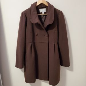 Old Navy Wool-Blend Chocolate Coat